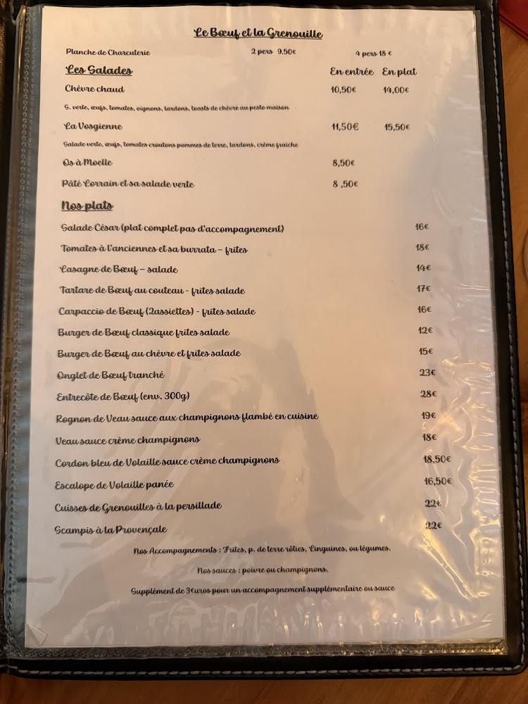 Le bœuf et la grenouille - Menu Image 1